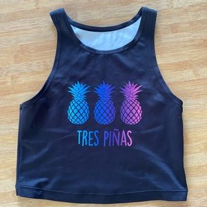 Tres Pinas crop vest